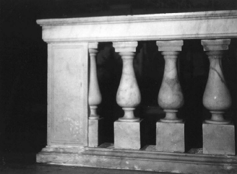 balaustrata, elemento d'insieme - ambito ligure (sec. XVII)