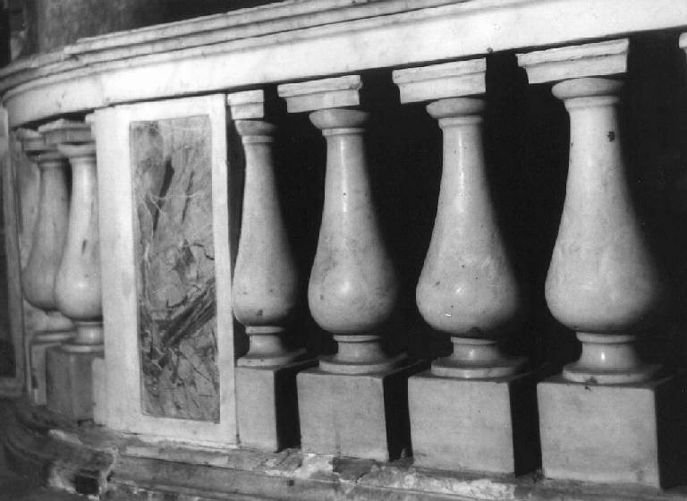 balaustrata, elemento d'insieme - ambito ligure (sec. XVIII)