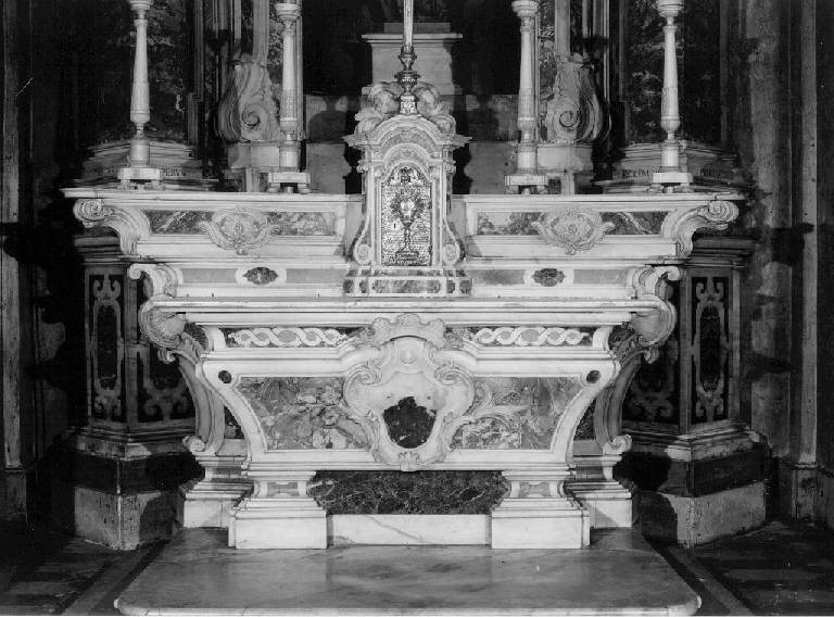 altare, elemento d'insieme - ambito ligure (prima metà sec. XVIII)