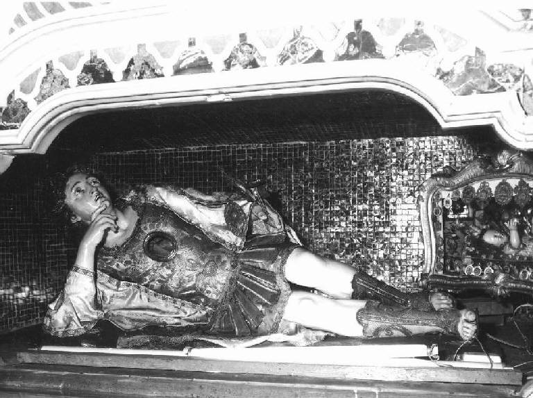 San Giovanni Martire (reliquiario - a statua) - bottega ligure (metà sec. XVIII)