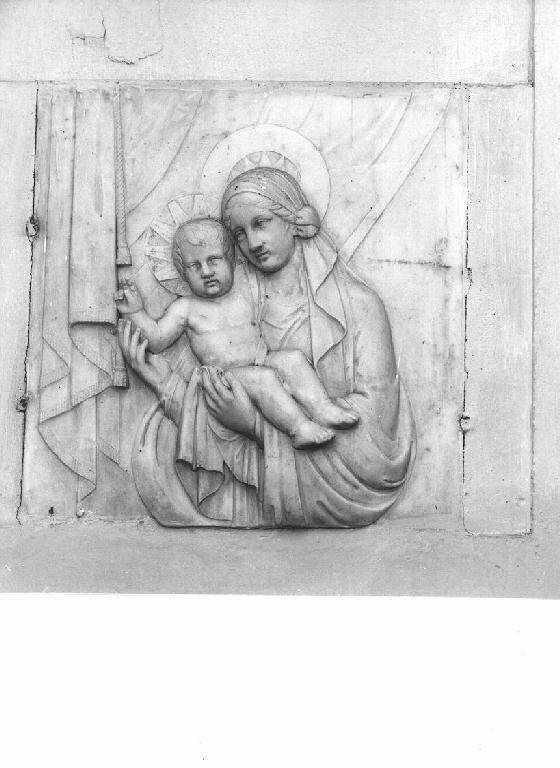 Madonna dell'Orto (rilievo) di Origone Giovanni Battista (secondo quarto sec. XIX)