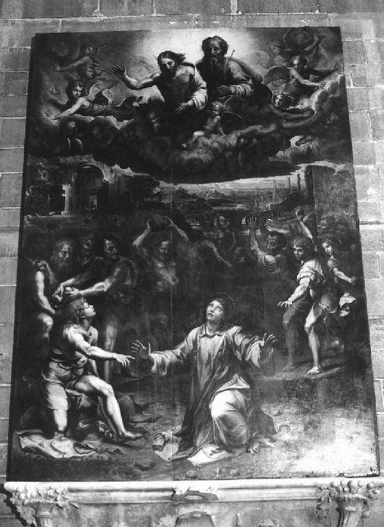 lapidazione di Santo Stefano (dipinto) di Pippi Giulio detto Giulio Romano (primo quarto sec. XVI)