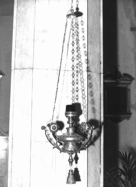 lampada del SS. Sacramento - ambito genovese (inizio sec. XX)