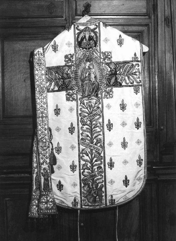 paramento liturgico - manifattura italiana (secc. XIX/ XX)