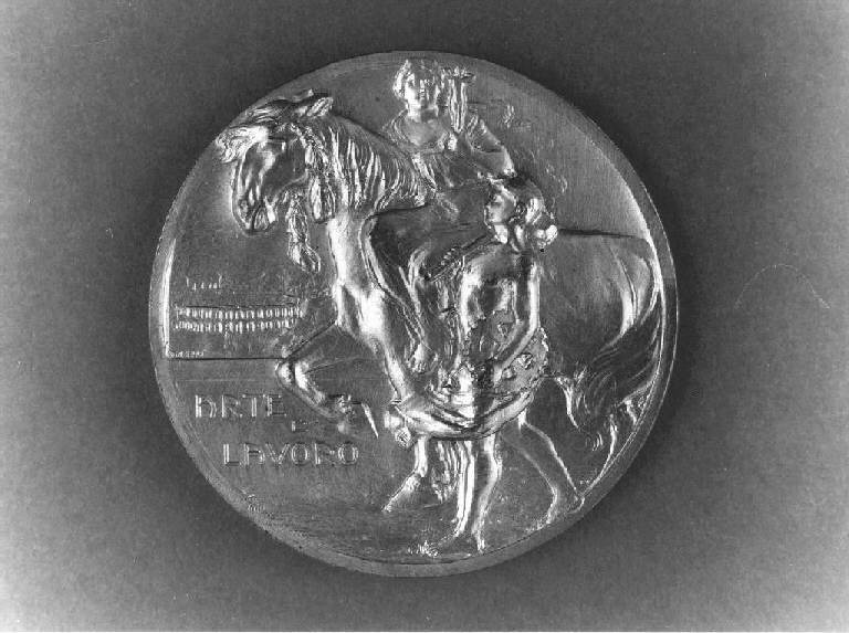 medaglia, opera isolata - bottega italiana (primo quarto sec. XX)
