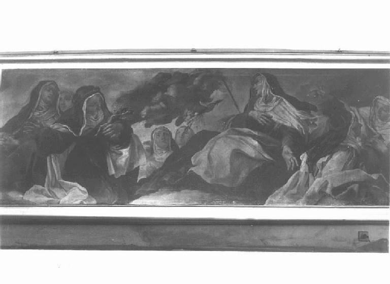Santa Teresa d'Avila (dipinto, opera isolata) di Carlone Giovanni Andrea (attribuito) (ultimo quarto sec. XVII)