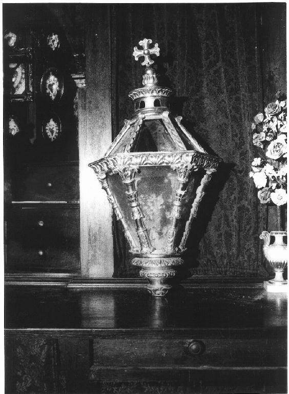 lanterna processionale - bottega ligure (prima metà sec. XIX)