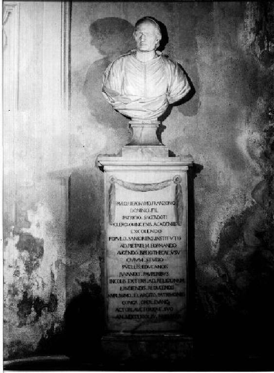 ritratto di Gerolamo Franzoni (statua) - bottega ligure (prima metà sec. XIX)