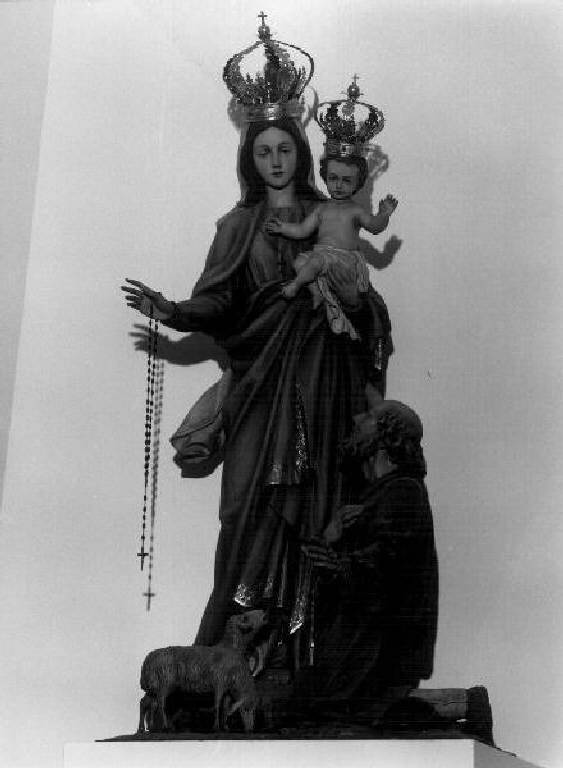 Madonna con Bambino (gruppo scultoreo) - bottega genovese (seconda metà sec. XIX)