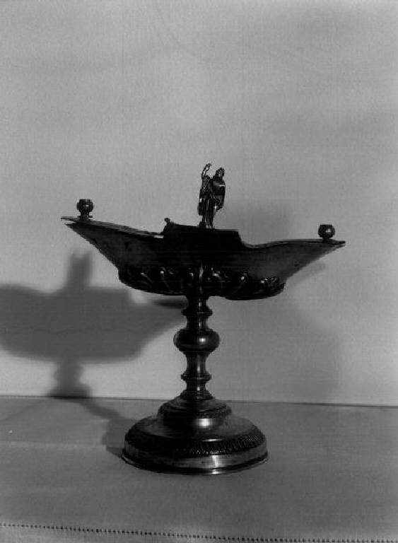 navicella portaincenso - bottega genovese (secc. XIX/ XX)