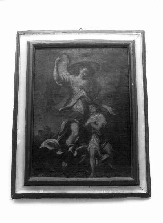 angelo custode (dipinto) di Magnasco Stefano (terzo quarto sec. XVII)