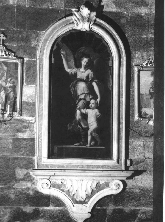 angelo custode (dipinto) di Palmieri Giuseppe (prima metà sec. XVIII)