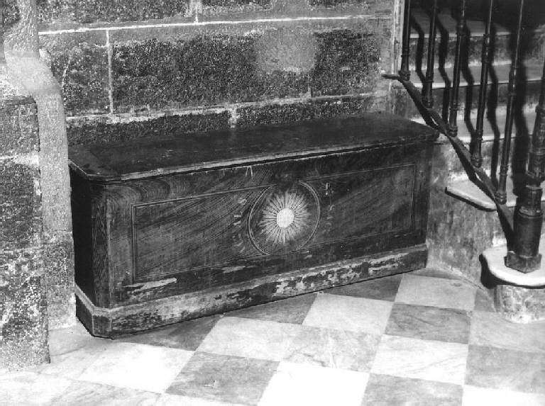 cassapanca - bottega genovese (secc. XVIII/ XIX)