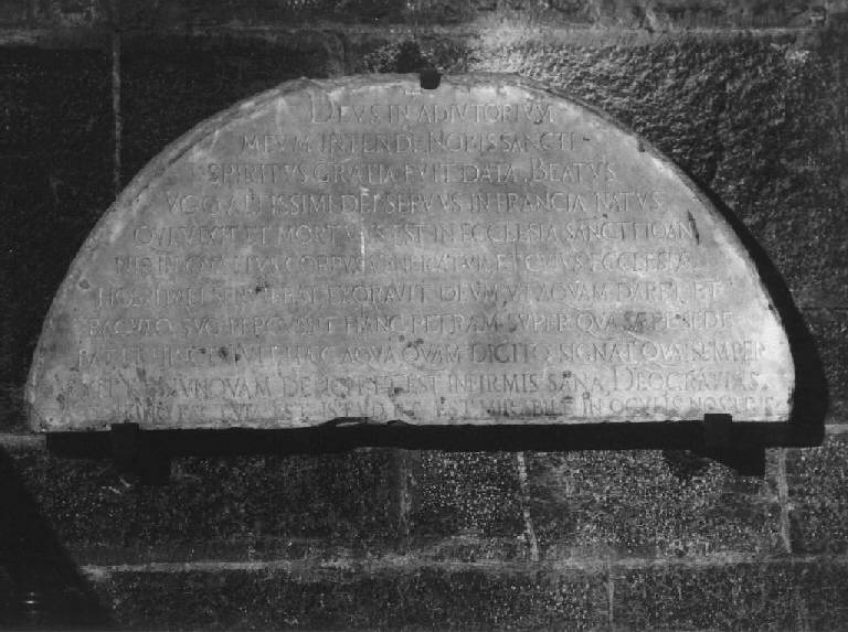 lapide - bottega genovese (fine sec. XVI)