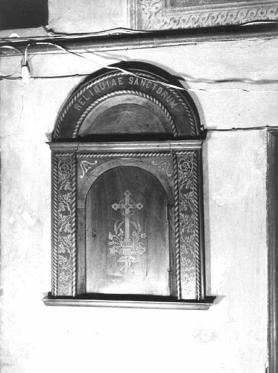 tabernacolo - bottega ligure (prima metà sec. XIX)