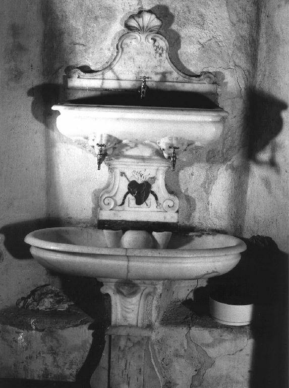 lavabo - bottega ligure (prima metà sec. XVIII)