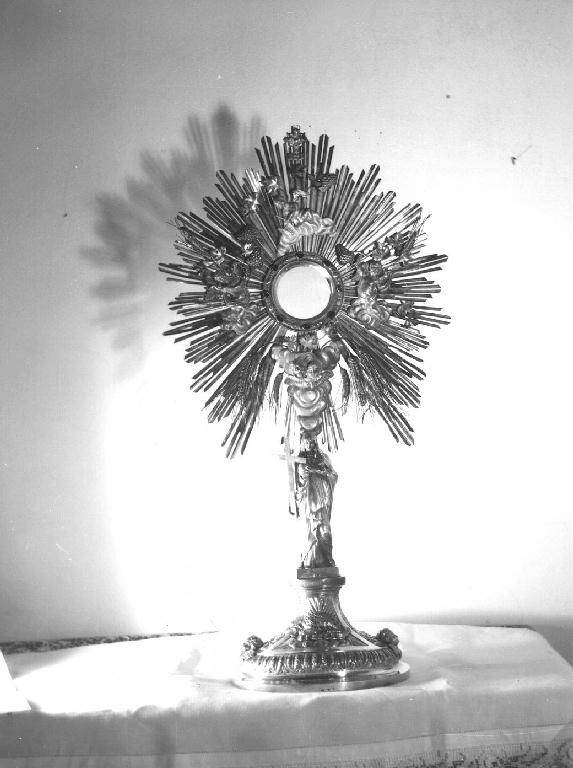 ostensorio - bottega ligure (sec. XIX)