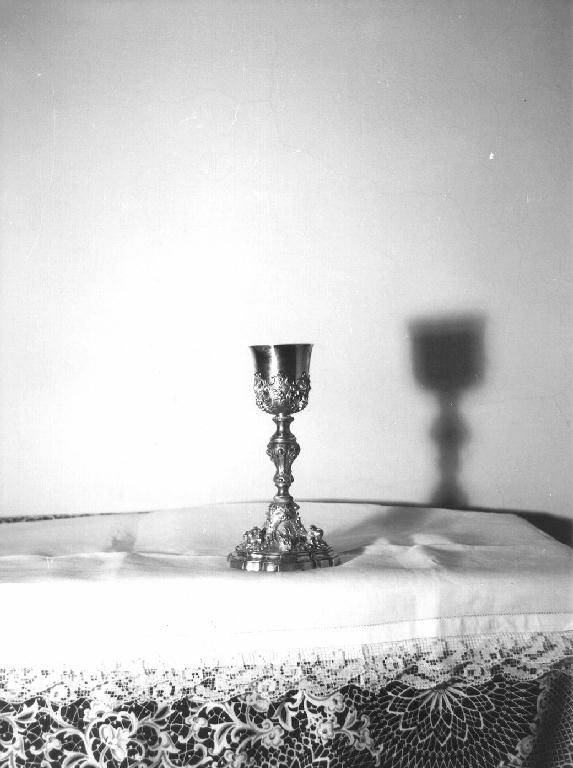 calice - bottega ligure (seconda metà sec. XIX)