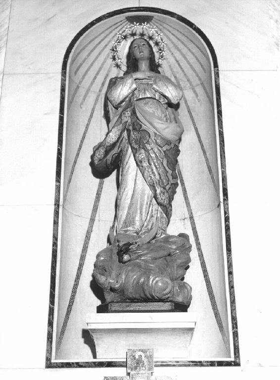 Madonna Immacolata (statua) di Canepa Antonio (seconda metà sec. XIX)