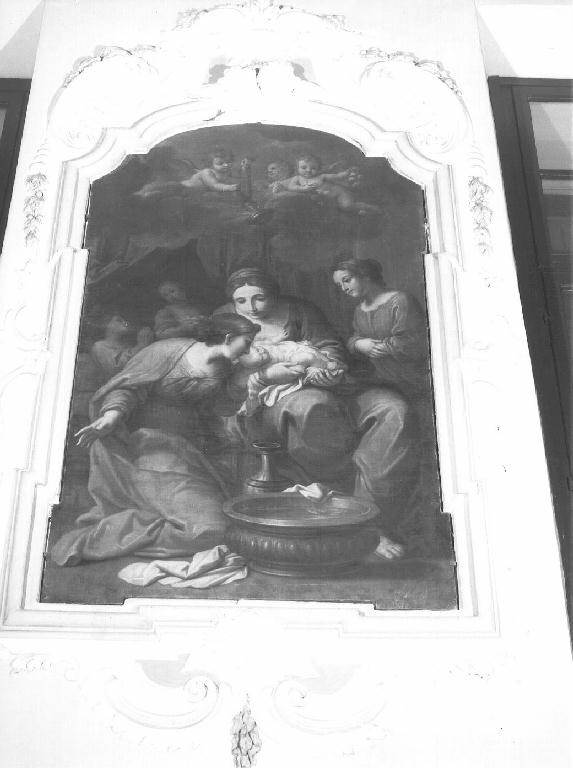 nascita di Maria Vergine (dipinto) - ambito ligure (primo quarto sec. XVIII)