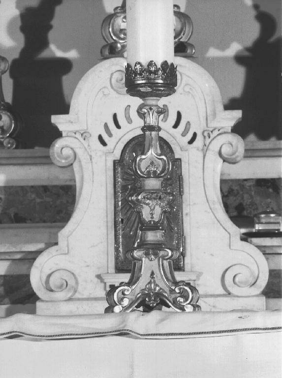 candeliere - bottega ligure (sec. XVIII)