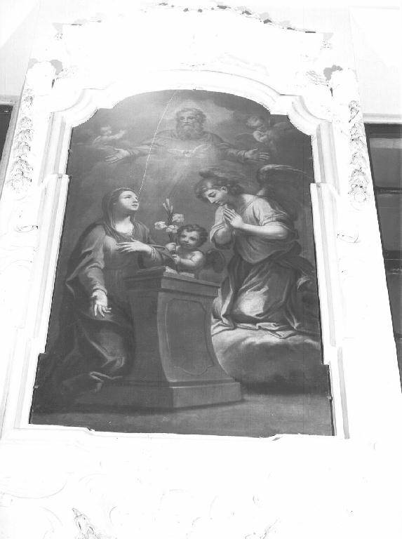Annunciazione (dipinto) di Boni Giacomo Antonio (cerchia) (prima metà sec. XVIII)