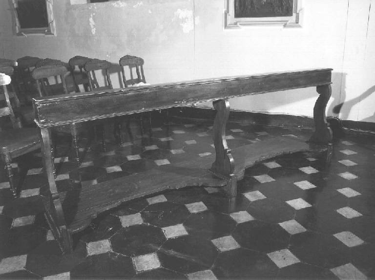 inginocchiatoio - bottega ligure (ultimo quarto sec. XIX)