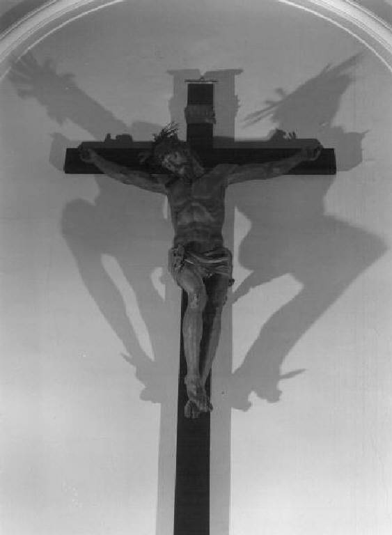 Cristo crocifisso (crocifisso) di Bissoni Domenico detto Veneziano (attribuito) (secc. XVI/ XVII)