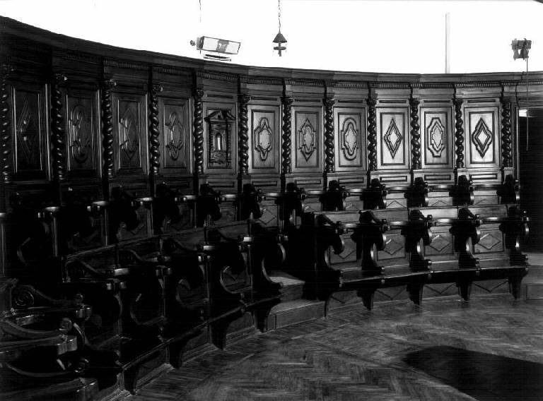 stalli del coro - bottega genovese (sec. XIX, sec. XX)