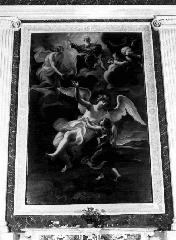 angelo custode (dipinto) di Delle Piane Giovanni Maria detto Mulinaretto (prima metà sec. XVIII)