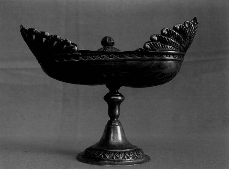 navicella portaincenso - bottega genovese (prima metà sec. XIX)