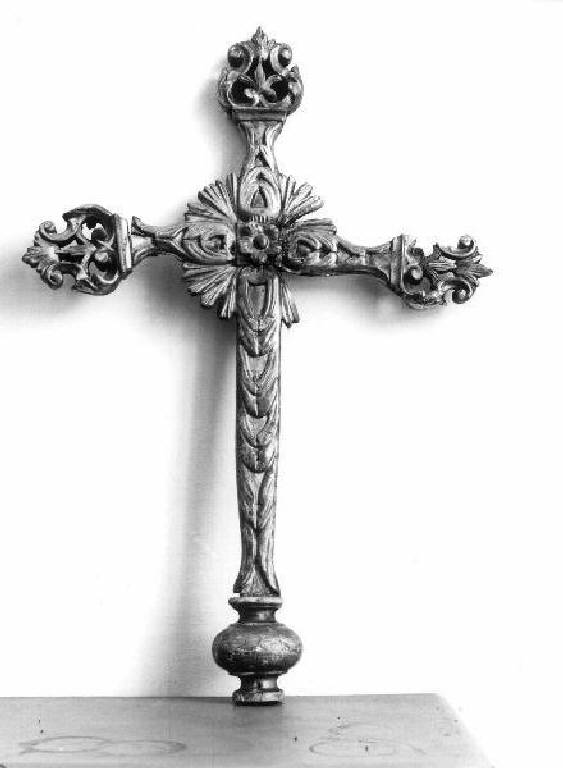 croce processionale - bottega genovese (sec. XIX)