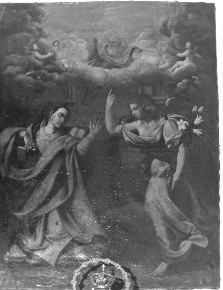 Annunciazione (dipinto, opera isolata) - ambito italiano (sec. XVII)