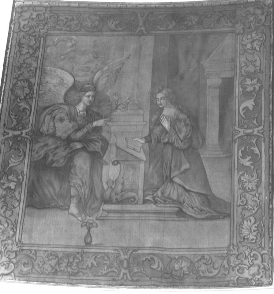 Annunciazione (arazzo, opera isolata) - ambito italiano (sec. XIX)