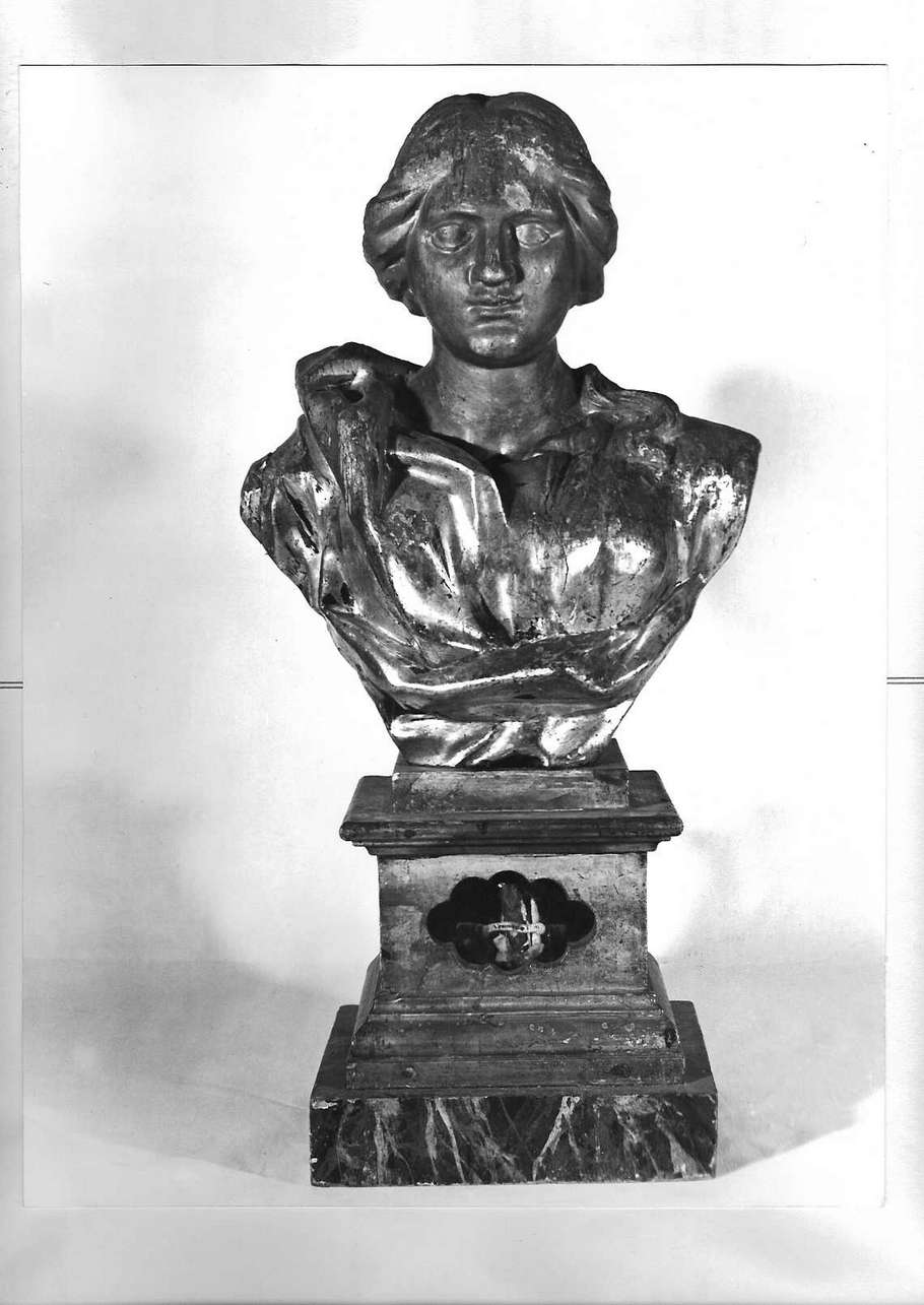 Santa (reliquiario - a statua, pendant) - bottega italiana (sec. XVIII)