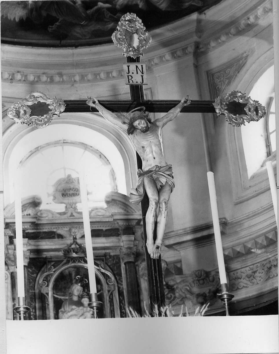 Cristo crocifisso (croce processionale, opera isolata) - bottega genovese (sec. XVIII)