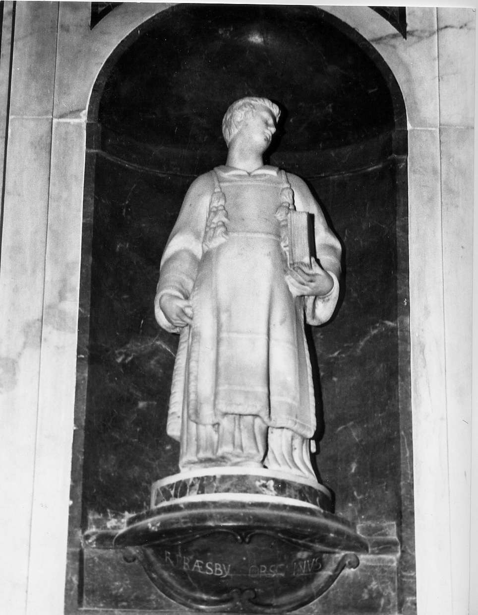 Santo (statua, opera isolata) - bottega italiana (secc. XVII/ XVIII)
