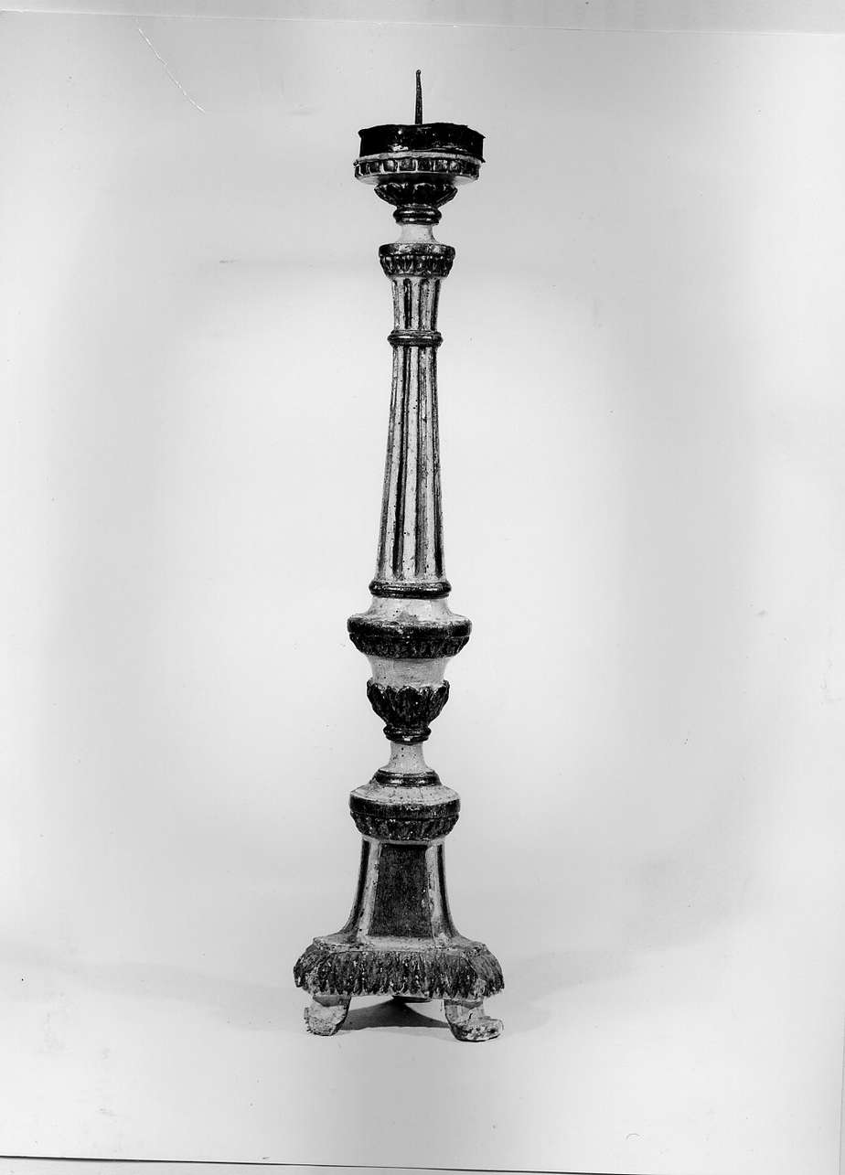 candeliere, serie - bottega italiana (secc. XVIII/ XIX)