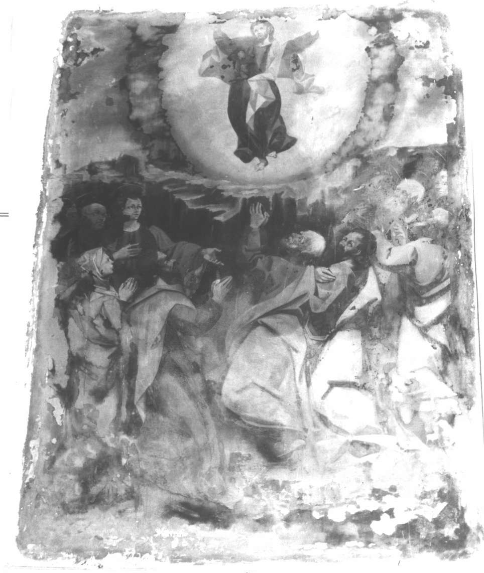 ascensione di Cristo (dipinto, opera isolata) - ambito italiano (sec. XVII)