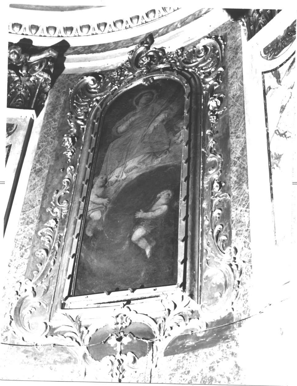 Gloria di Santo Stefano (dipinto, opera isolata) - ambito italiano (sec. XVIII)