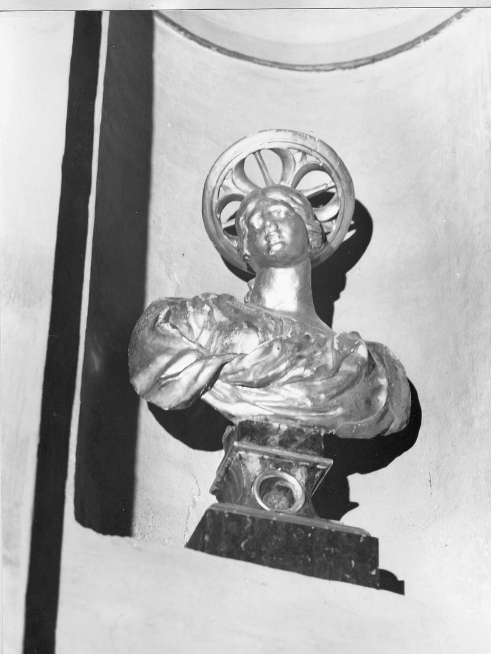 Santa (reliquiario - a busto, opera isolata) - bottega italiana (sec. XVIII)