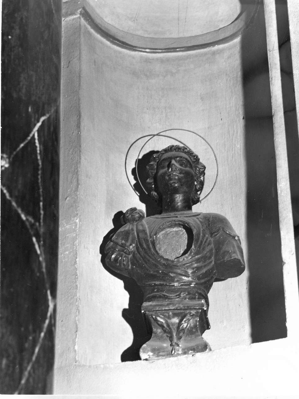 Santo martire (reliquiario - a busto, opera isolata) - bottega italiana (sec. XVIII)