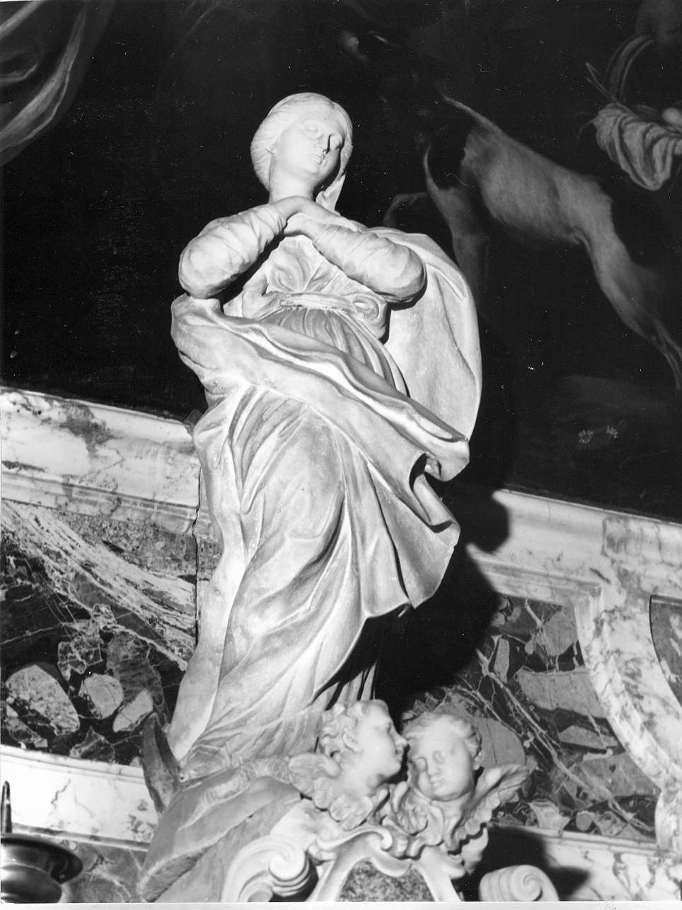 Madonna Immacolata (statua, opera isolata) - bottega italiana (sec. XVIII)