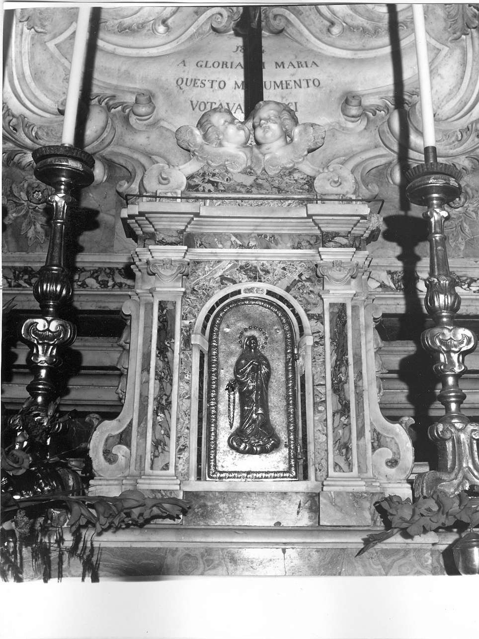 Madonna Assunta (tabernacolo, opera isolata) - bottega italiana (sec. XVIII)