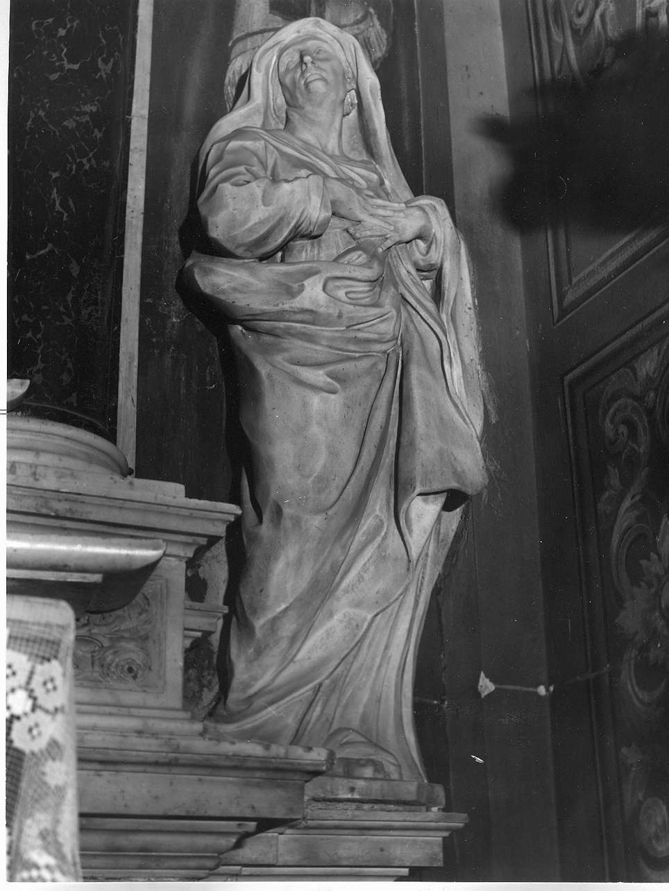 Sant'Anna (?) (statua, opera isolata) - bottega italiana (sec. XVIII)