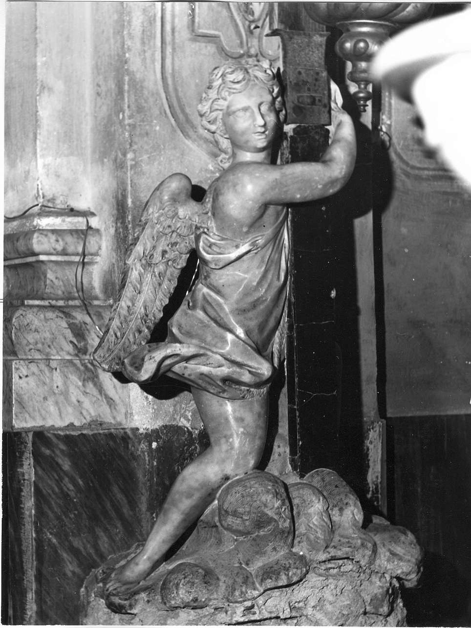 angelo (statua, opera isolata) - bottega italiana (sec. XVIII)