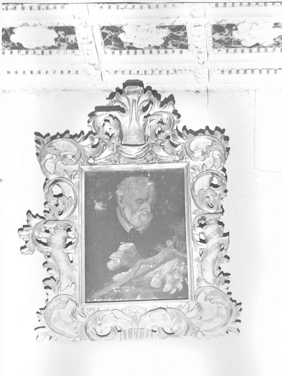 Santo in preghiera (dipinto, opera isolata) - ambito italiano (sec. XVIII)