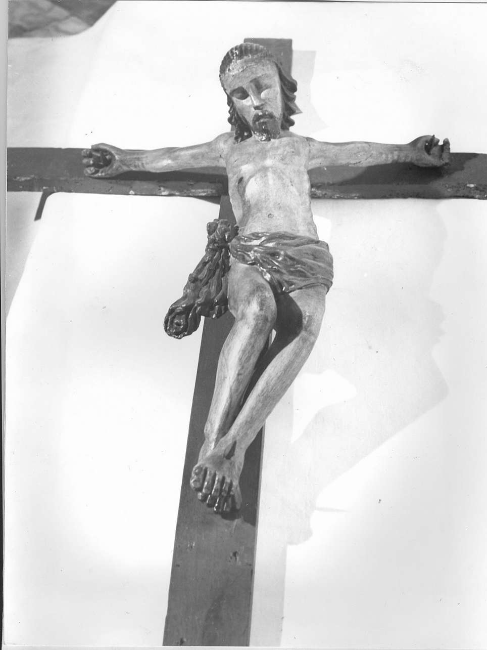 Cristo crocifisso (scultura, opera isolata) - bottega italiana (sec. XV)