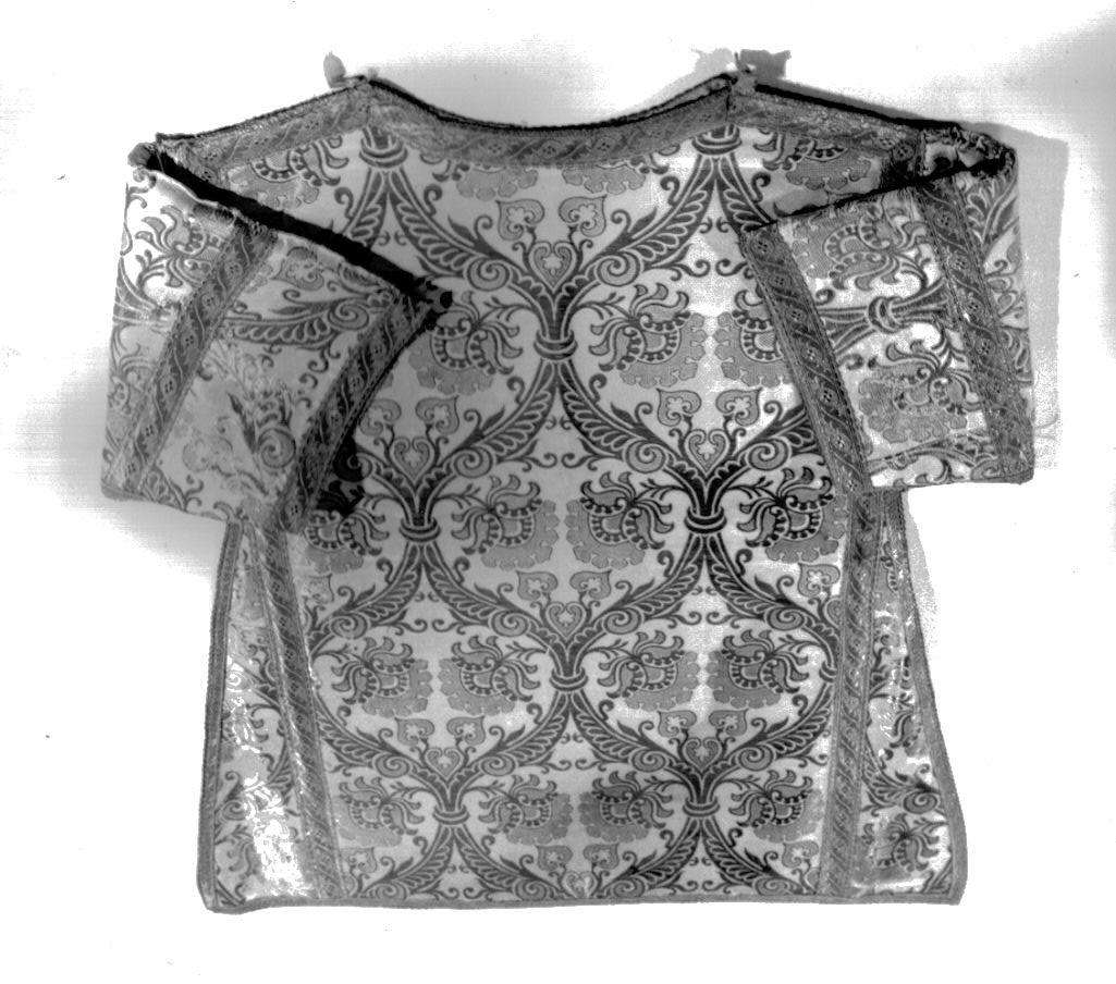 tunicella, coppia - manifattura francese (inizio sec. XVIII)