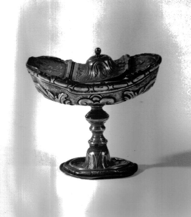 navicella portaincenso, opera isolata - bottega italiana (secc. XVIII/ XIX)